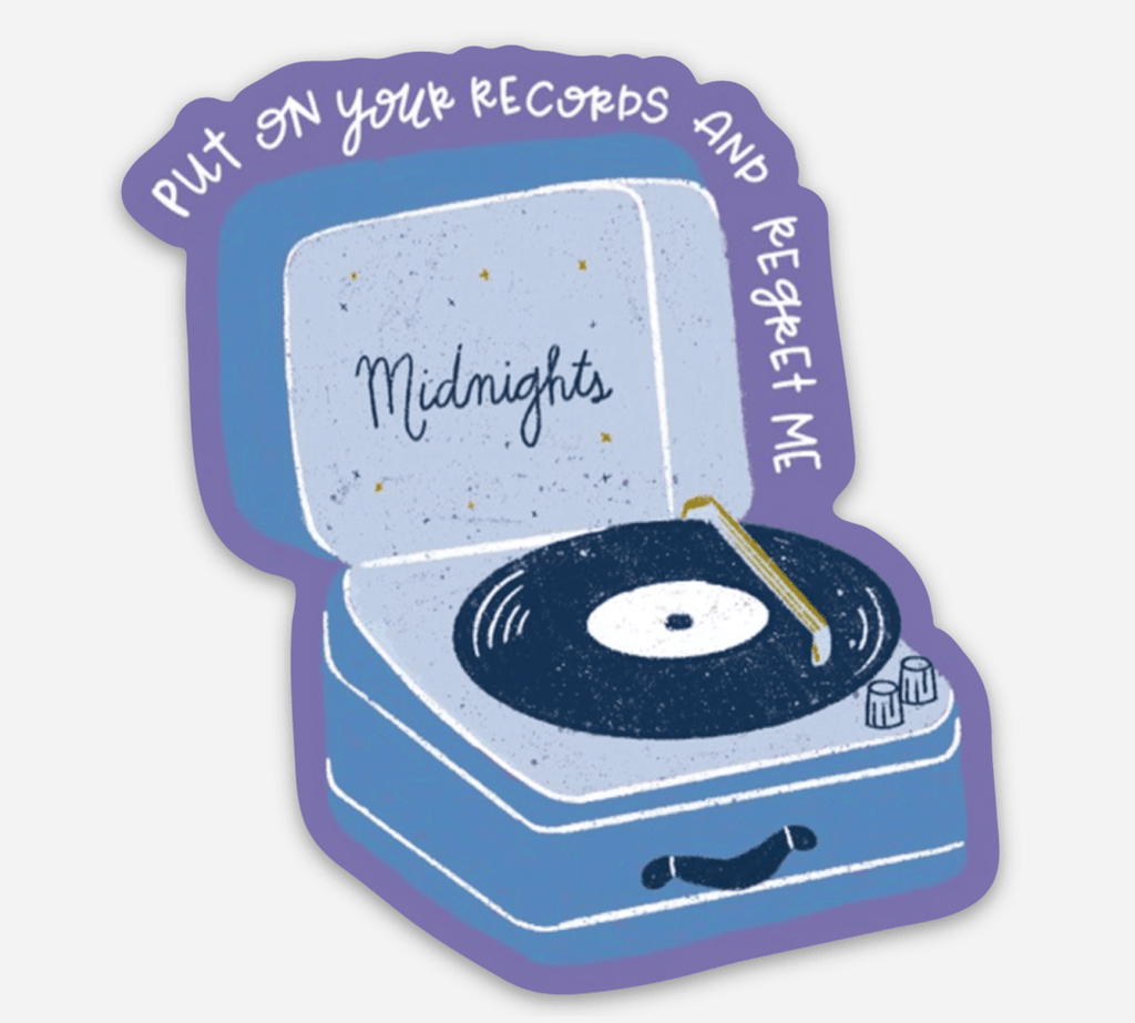 Late Night Vinyl Sticker by Taylor Swift for iOS & Android