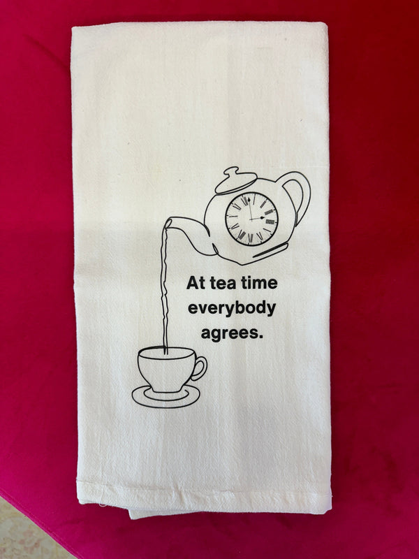 Coffee Time Tea Towel
